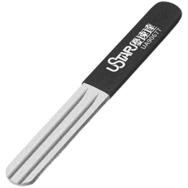 Sudar Model 90677 Coarse Double-Sided Round Arc Chamfering File - High-Quality, Wear-Resistant Polisher