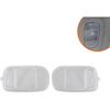 2 Pièces Couvercle de Lumière de Carte de Dôme de Toit Lentille de Lumière de Lampe de Lecture de Carte de Console de Plafond 5183271AA 5183270AA 74970 Compatible pour Ram 1500 2500 3500 4500 5500