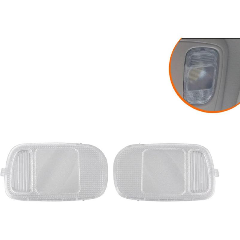 2 Pièces Couvercle de Lumière de Carte de Dôme de Toit Lentille de Lumière de Lampe de Lecture de Carte de Console de Plafond 5183271AA 5183270AA 74970 Compatible pour Ram 1500 2500 3500 4500 5500