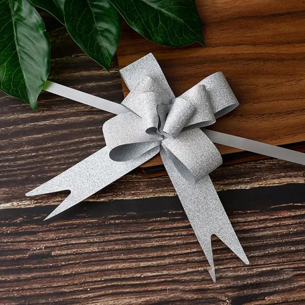 10Pcs Bowknots Ribbons For Gift Wrappers Wedding Birthday Party Pull Bow Knot Ribbon Christmas Gift Wrapping Ribbons Decoration
