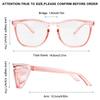 2pcs VOPHA Safety Glasses with Anti-fog and Anti-blue Light Features Oversized Clear Lenses Side Wing Protection Unisex.