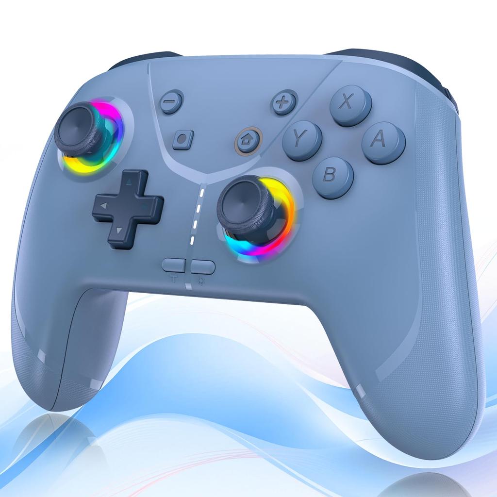 For Switch 2 Compatible with Switch Turbo Rapid Back Macro RGB Gyro HD Bluetooth Compatible with Japanese Instruction Manual Included [New 2025]