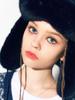 ASIF CALIE Vegan Fur Trapper Hat Navy