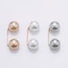 3Pcs Artificial Pearl Brooch Pins Sweater Shawl Clips Waist Artifact Safety Pin for Banquet Wedding Dresses Skirts