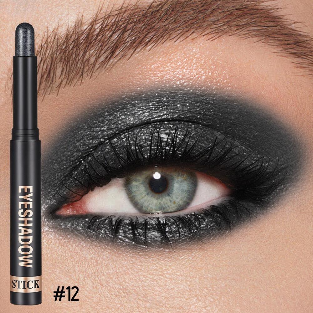Nuovi Stick Ombretto Shimmer Opaco Multicolore Sfumabili Lunga Durata Matite Ombretto Applicazioni Morbide per Look Audaci o Naturali