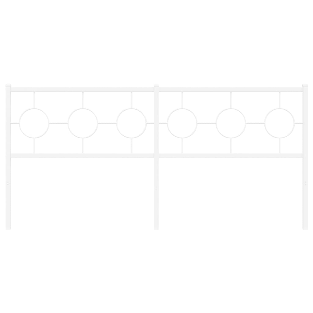 Replacement Headboard Metal White 180 Cm