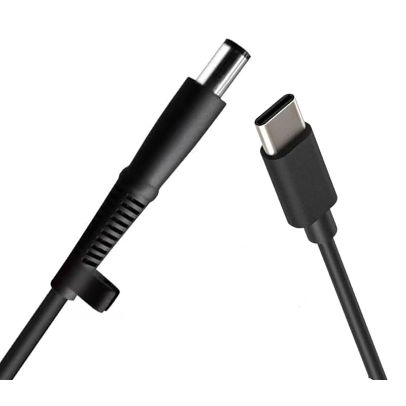 

Type-C to HP laptop PD conversion cable 7.4x5.0mm USB-C conversion adapter laptop charging cable Outer diameter 7.4mm Inner diameter 5.0mm conversion