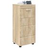 Bathroom Cabinet Set TULUM Sonoma Oak 37 x 31.5 x 82 cm