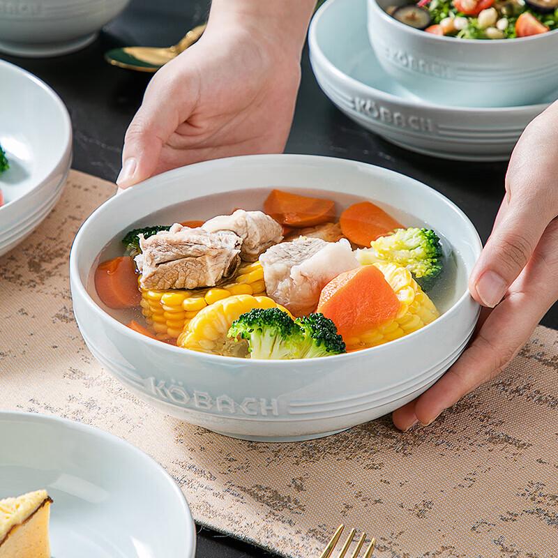 Kobach Celadon 7-Piece Dinnerware Set