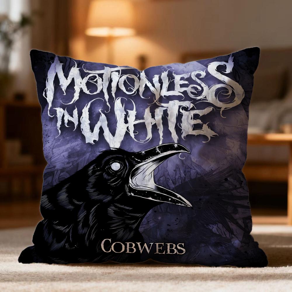 Fashion M-MMotionless In White Cushion Cover Soft Washable Pillow Case Multi-Scene for Couch Bed Travel Office Use