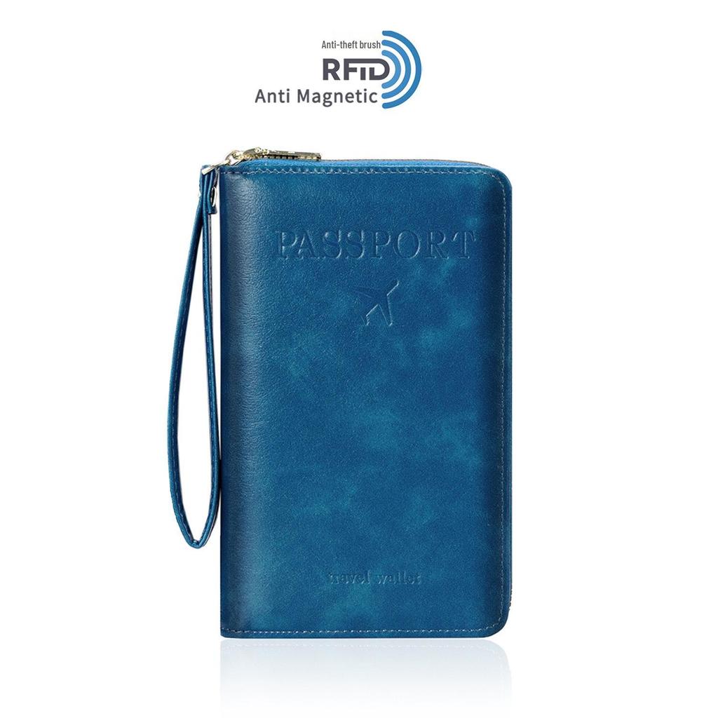 2025 RFID Zippered Travel Passport and Ticket Organizer Anti-theft Bag