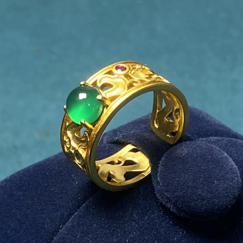 Unique Design Adjustable Copper Ring With Geometric Style For Women Fashion Jewelry
