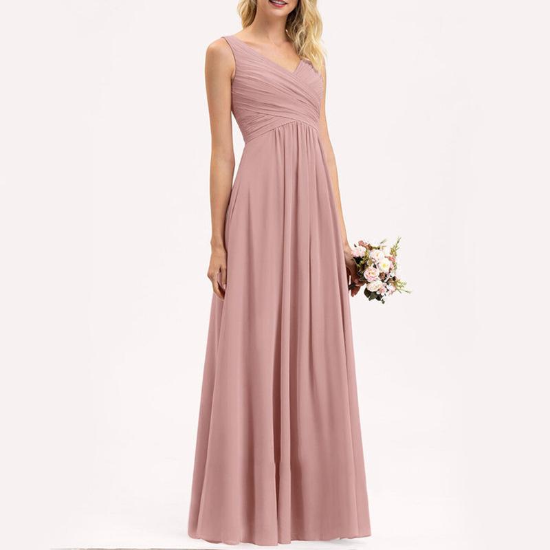 New evening dress, long bridal wedding bridesmaid dress, sister cheongsam dress, one piece