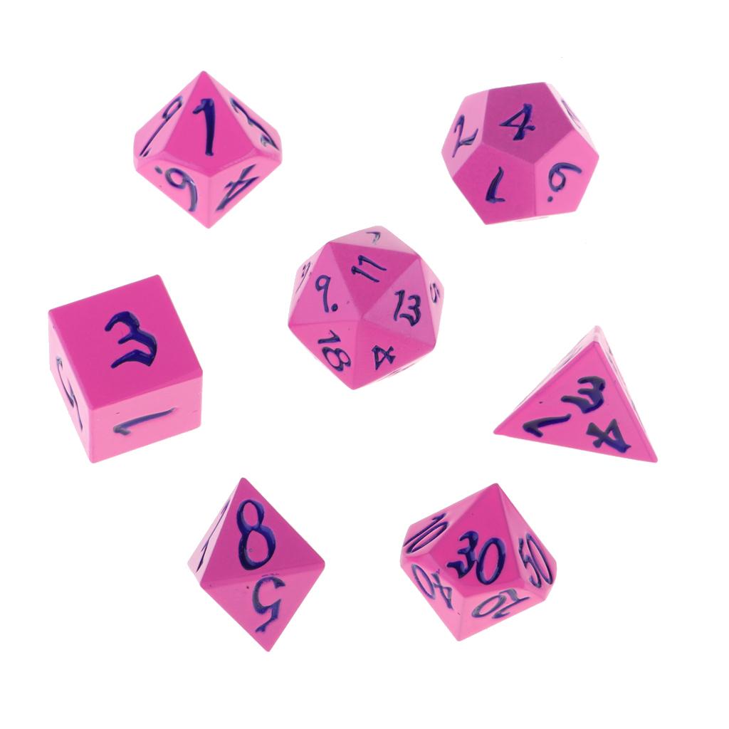 D8 D10 D12 D20 Polyhedral Set Baord Game Toy For DND