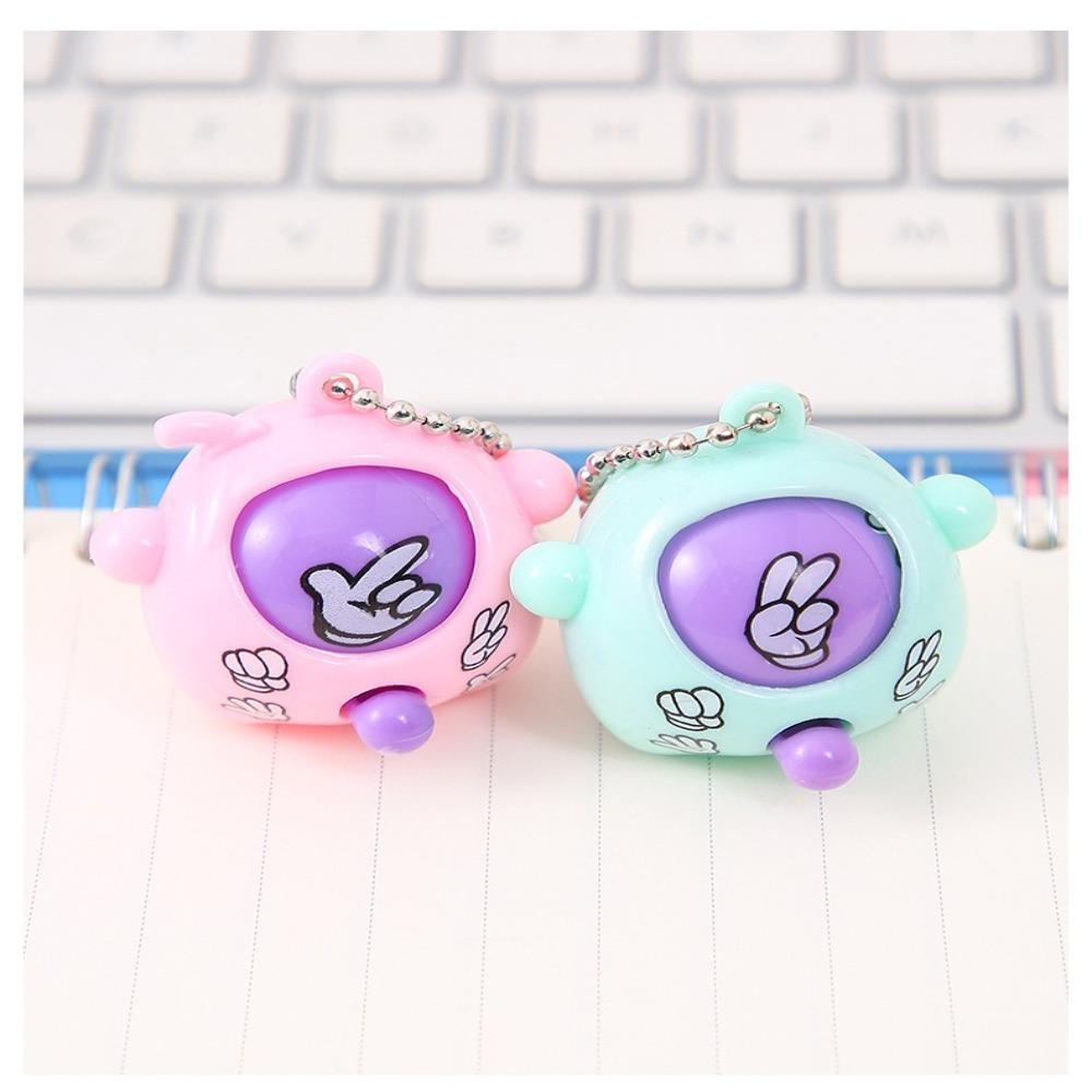 5 Pcs ABS Toddler Sensory Fidget Toys Color Random Rock-paper-scissors Game Toys