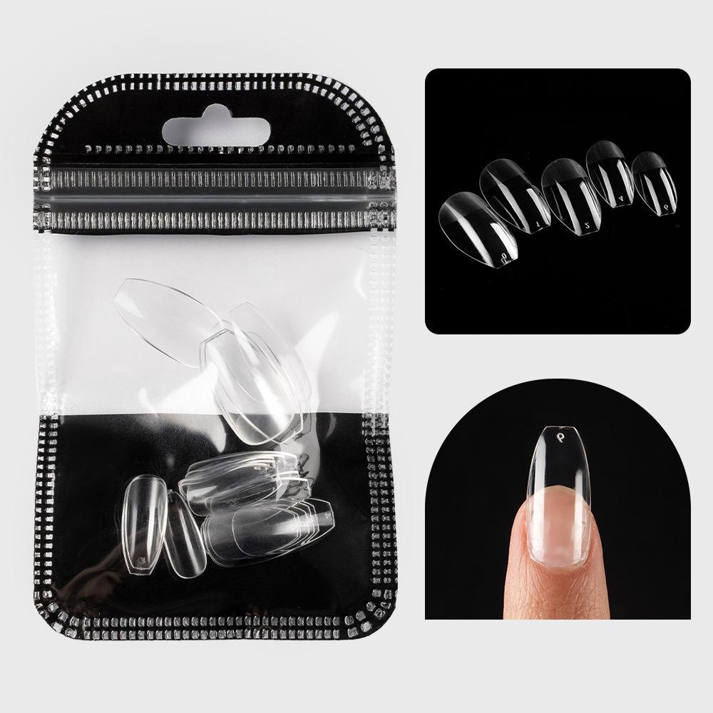 Nail Art Tablets Ultra-Thin And Seamless Half-Stickers, Full Stickers, Matte Square Long Water Droplets, Almonds, No-Carving And Grinding Fake Nail