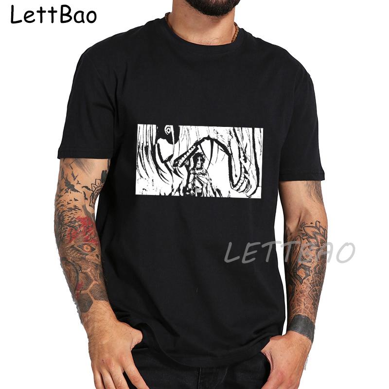 Japanese Anime Attack On Titan T Shirt Women Men Black Cotton T Shirt Cartoon Graphic Fashion