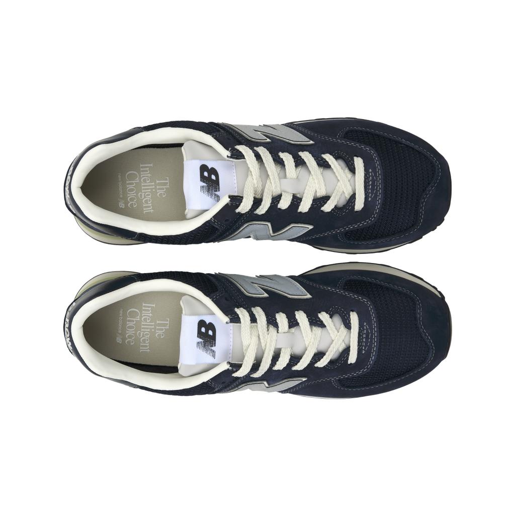 New Balance Pottery X  NB 574 Retro Lässig Dämpfend Langlebig Low-Top Sneakers Unisex Sneakers Tiefblau U574BG2