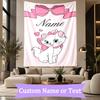 [Custom Name Tapestry]Adorable Minnie Mouse Tapestry for Dorm Bedroom Living Room Wall Art Photography Backdrop
