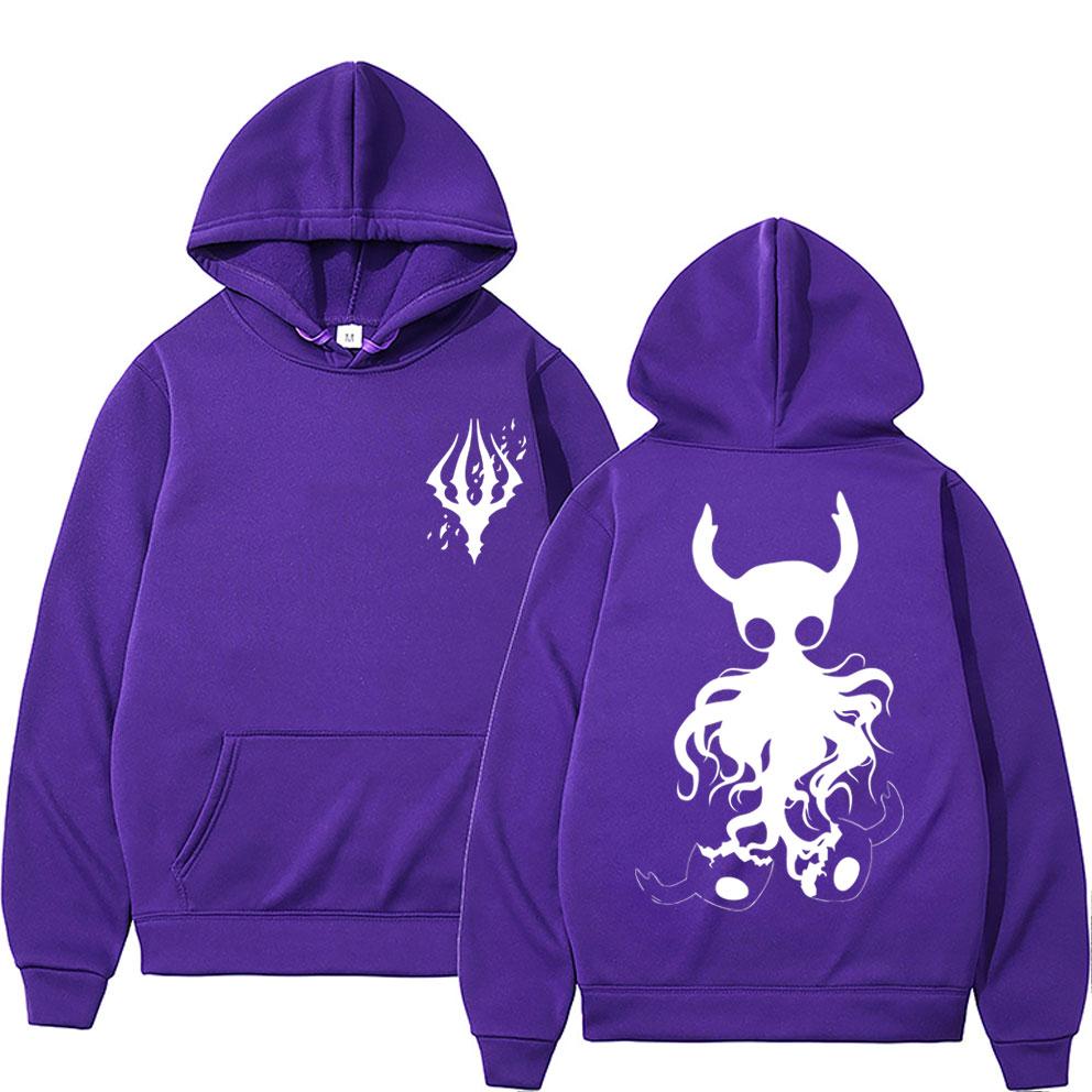 Game Hollow Void Hollow Knight Darkside Print Hoodie Man Manga Fashion Hooded Tracksuit Men Women Anime Hoodies