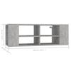 Vidaxl Wisząca Szafka Pod Tv, Szarość Betonu, 102X35X35 Cm