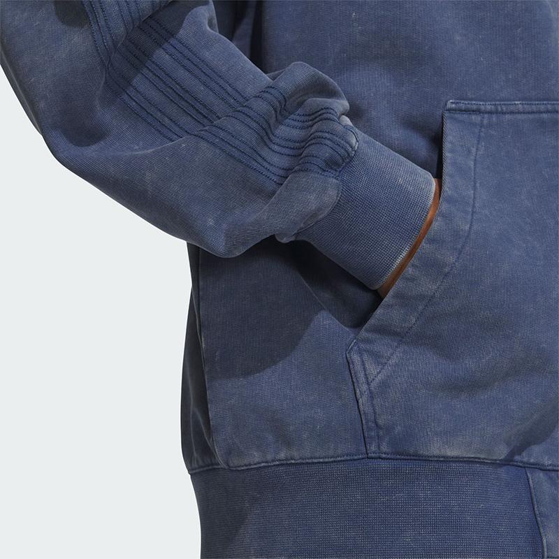 Adidas Originals SS25 Comfortable Warm Durable Hooded Jacket Men Jacket Uniform-Blue KA6759