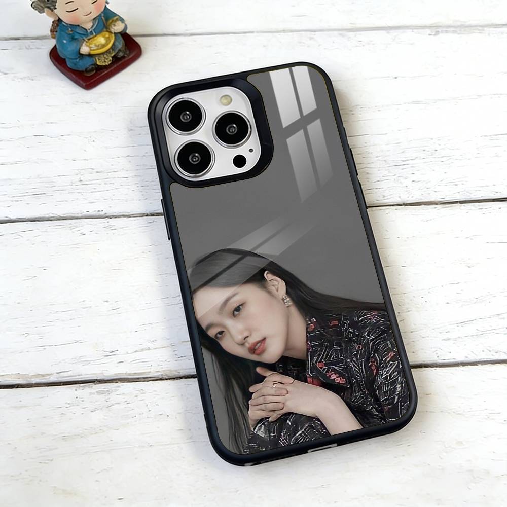 Чехол для телефона корейской актрисы Ким Джи-вон Для iPhone17,16,15,14,13,12,11 Plus,Pro Магнитный Для Magsafe Беспроводная Зарядка iPhone12PROMAX