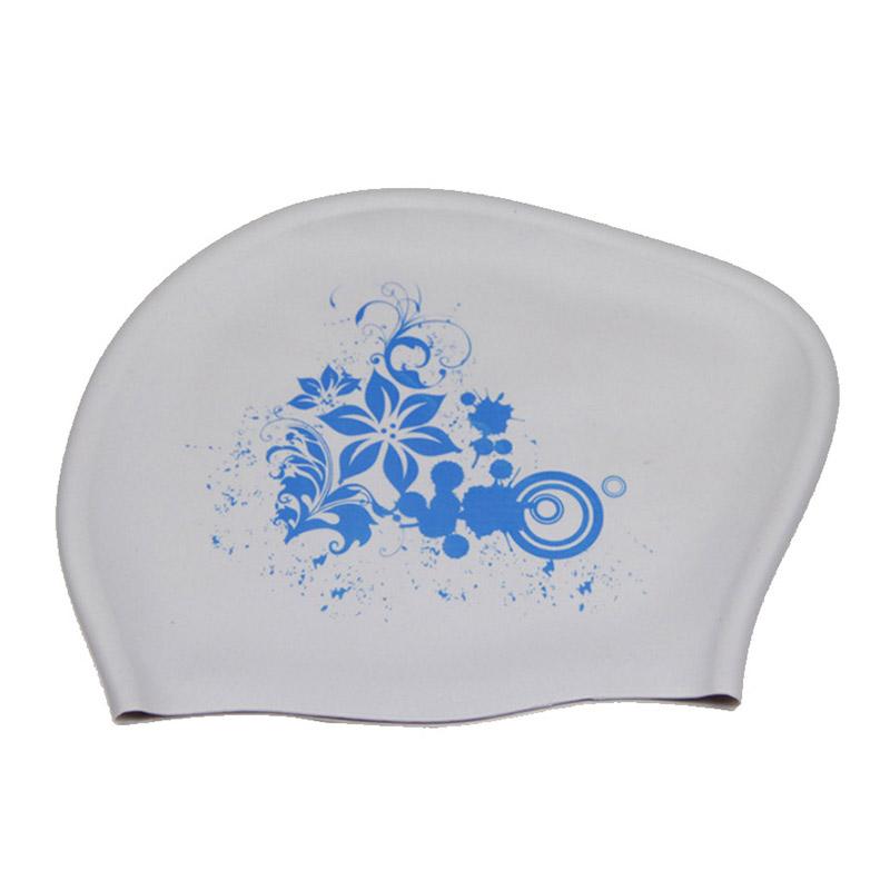 New Silicone Swimming Cap Long Hair Women's Waterproof Swim Caps Ladies Diving Hood Hat Kids Garras Natacion Casquette