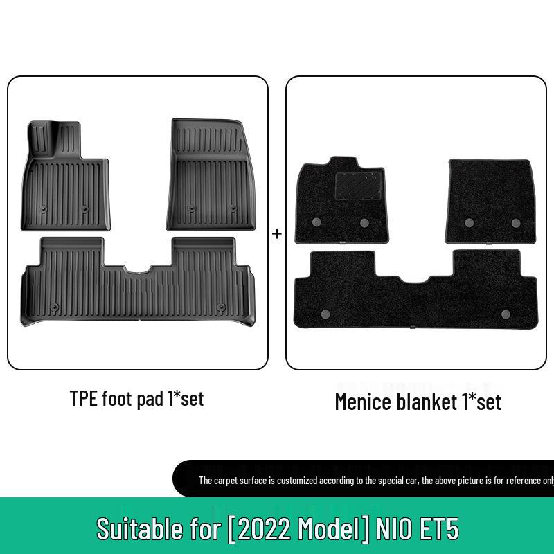 NIO ET5/ET5T Full Car TPE Floor Mats (22-25 Models)