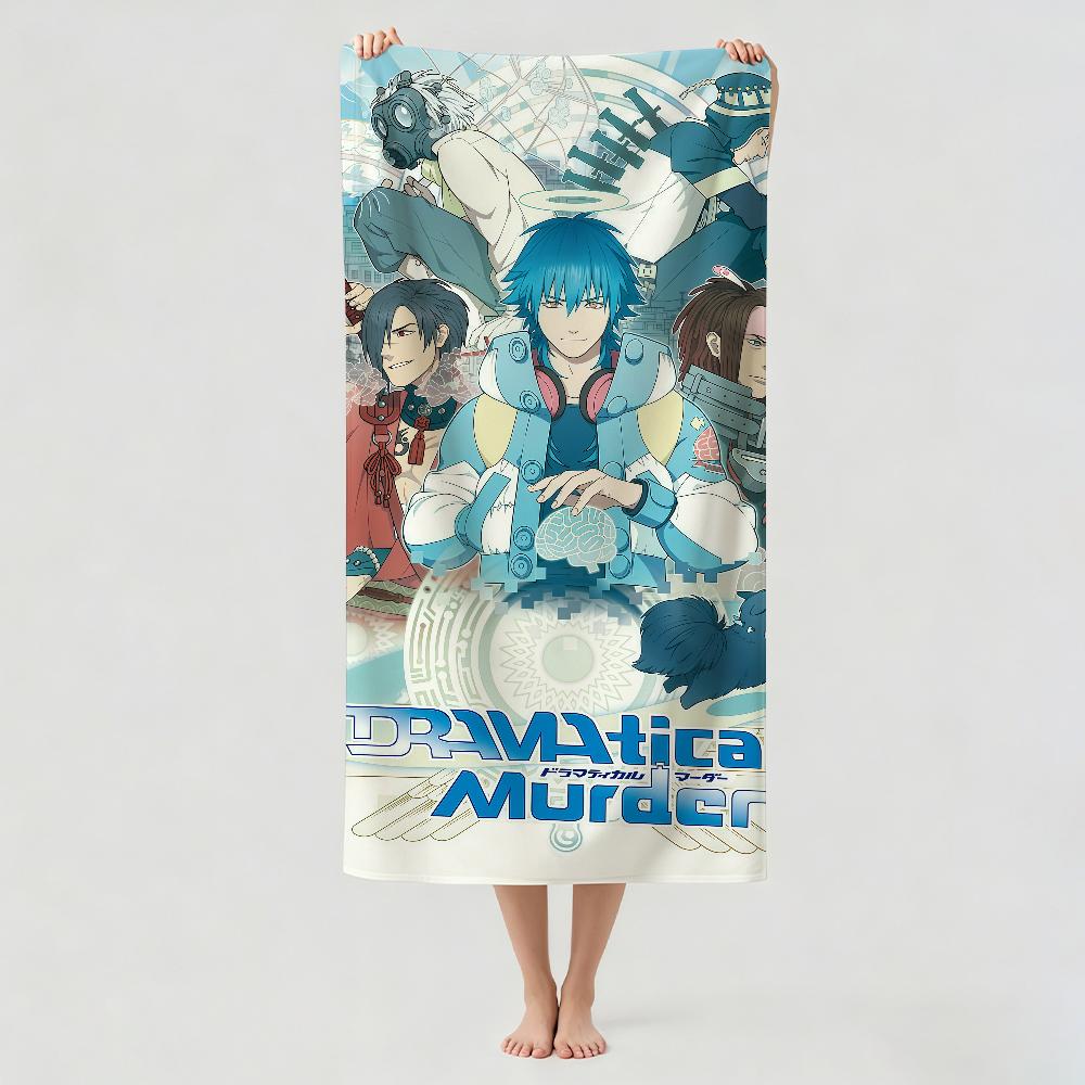 Anime D-dramatical M-Murder Towel Drying Bath Towel Applicable To Light Swimming Camping Yoga Beach Out