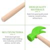1 Pcs Mini Wooden Hammer Children's Learning Toy Hammer Creative DIY Wooden Woodworking Hammer Simulation Maintenance Tools