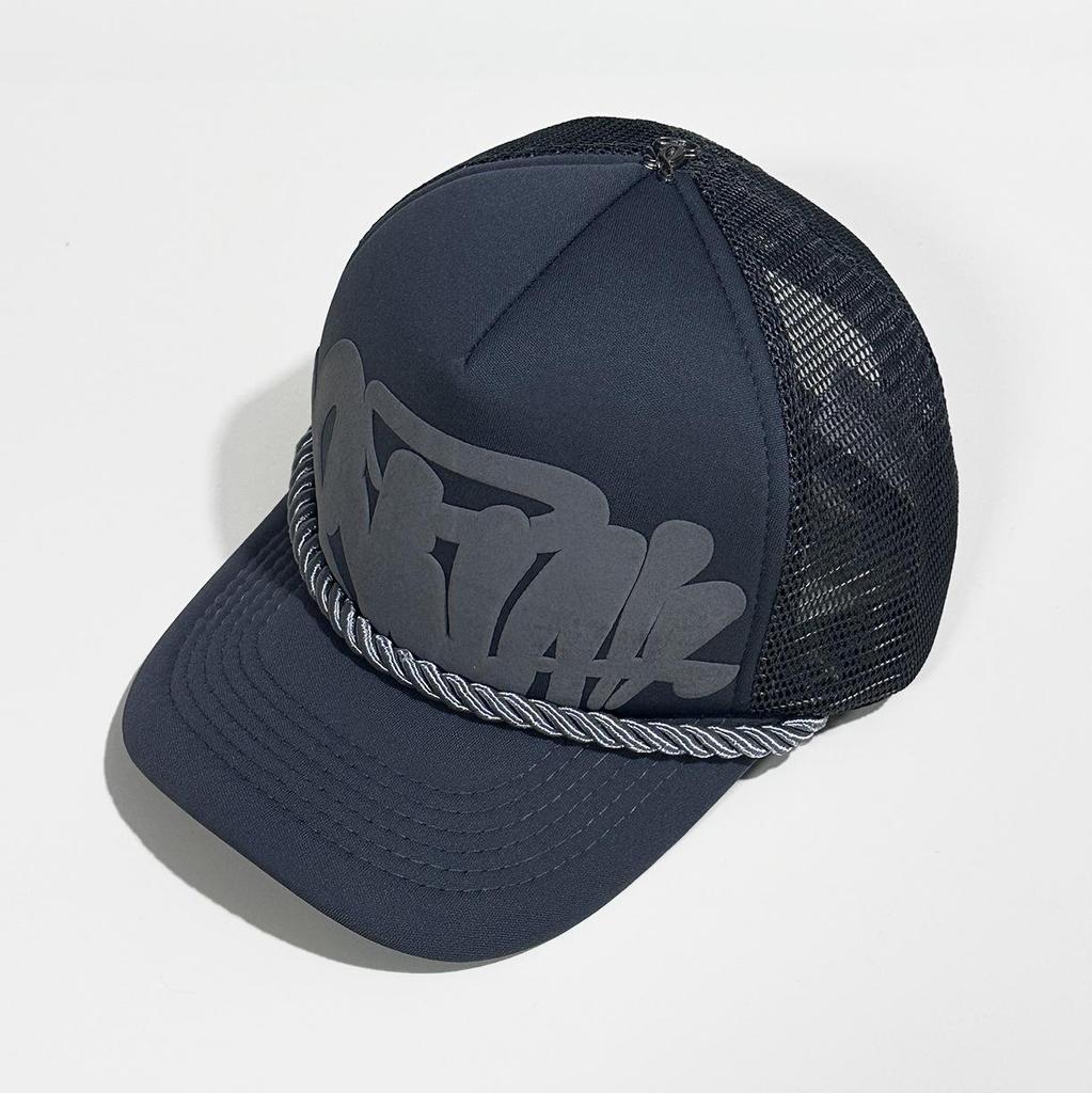 Cappellino da baseball in rete ricamato unisex alla moda Syna: Cappello alla moda, traspirante, versatile, protettivo dal sole