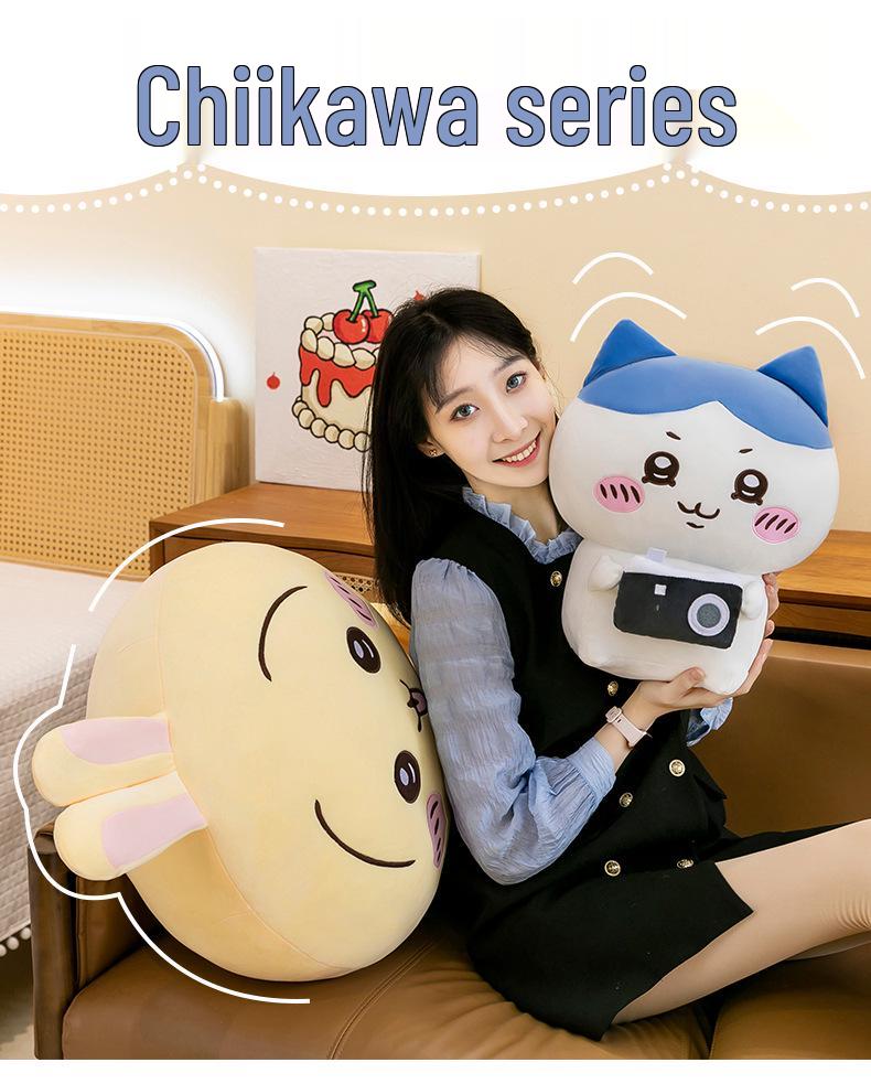 Chiikawa Usagi Self-Deprecating Bear Plush Toy Pillow Doll