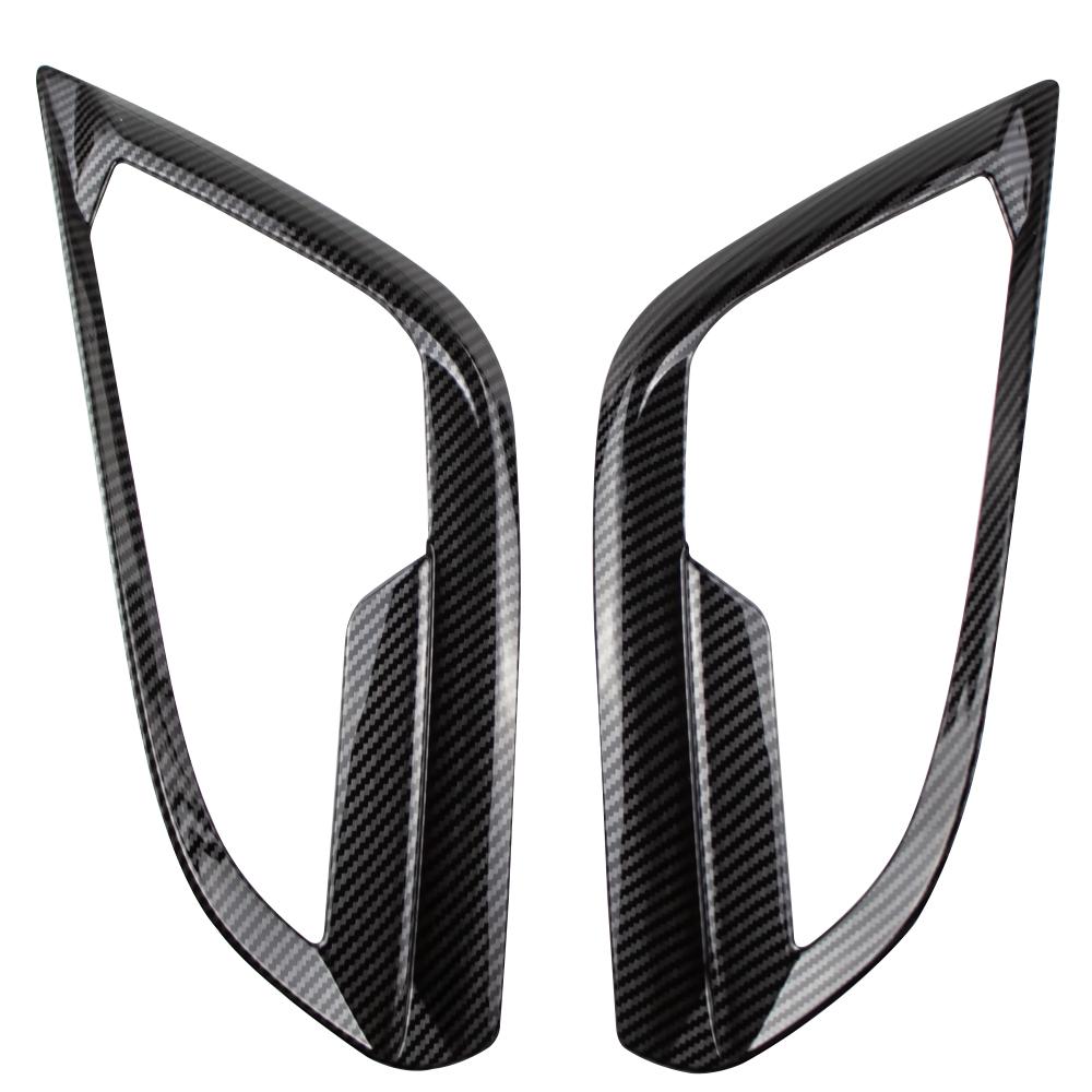 For Ford Ecosport 2018 2019 2020 2025 Front Fog Light Frame Trim 2Pcs Fog Lamp Cover Decoration Sticker Interior Accessories