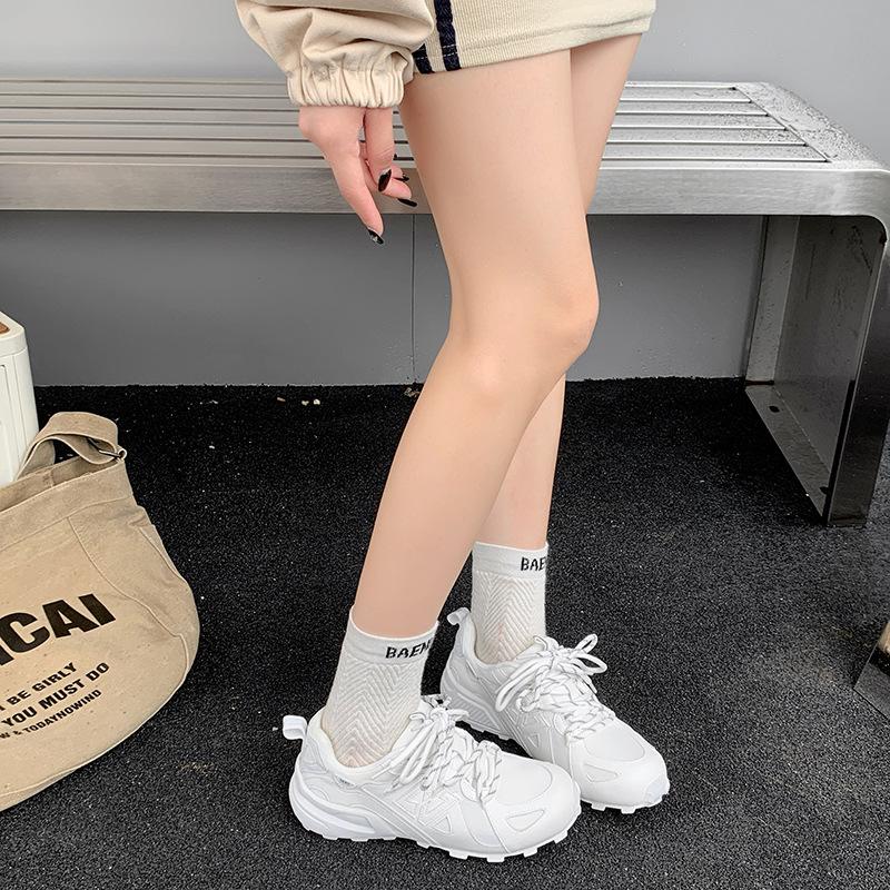 Retro Breathable Thick-soled German Training Shoes Women's Summer New Mesh Lace-up Versatile Casual Sports Forrest Gump Shoes