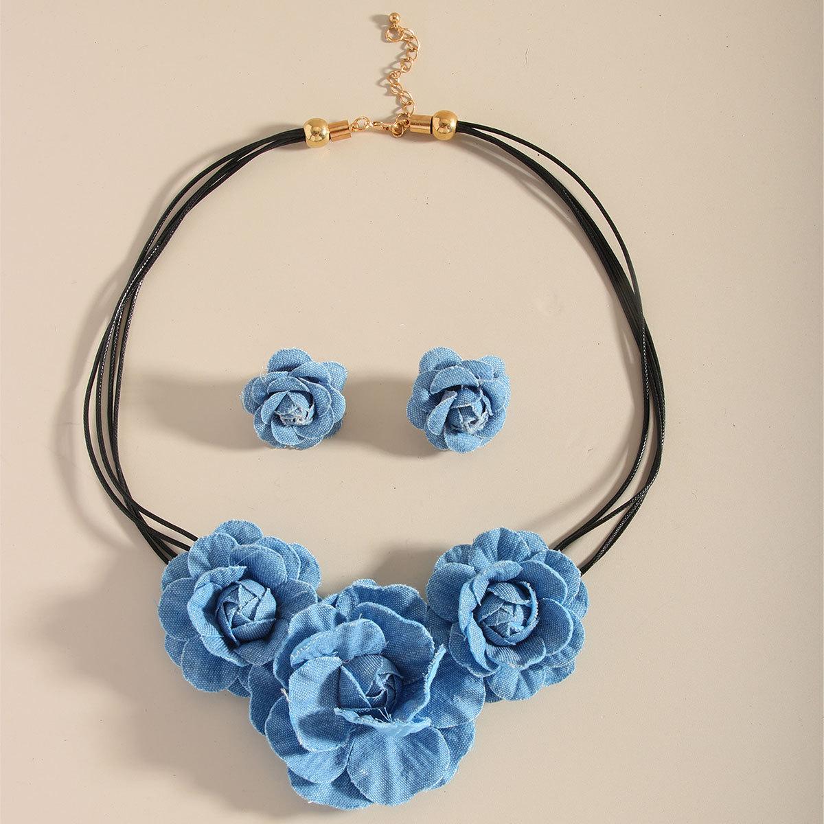 

Fashion Jewelry Women s Set синій