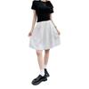 Academic casual skirt women's summer high-waisted umbrella skirt