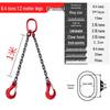Complete Lifting Chain Sling with Hooks for Mining and Rigging