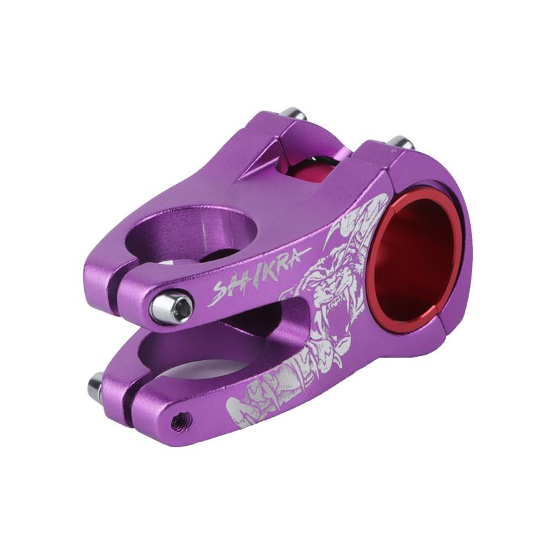 

SHIKRA Mtb Power Stem Road Стол для горного велосипеда Короткий силовой велосипедный мост 50 мм Вынос выноса 31,8 35 Регулируемая труба руля SHIKAR 50 Purple