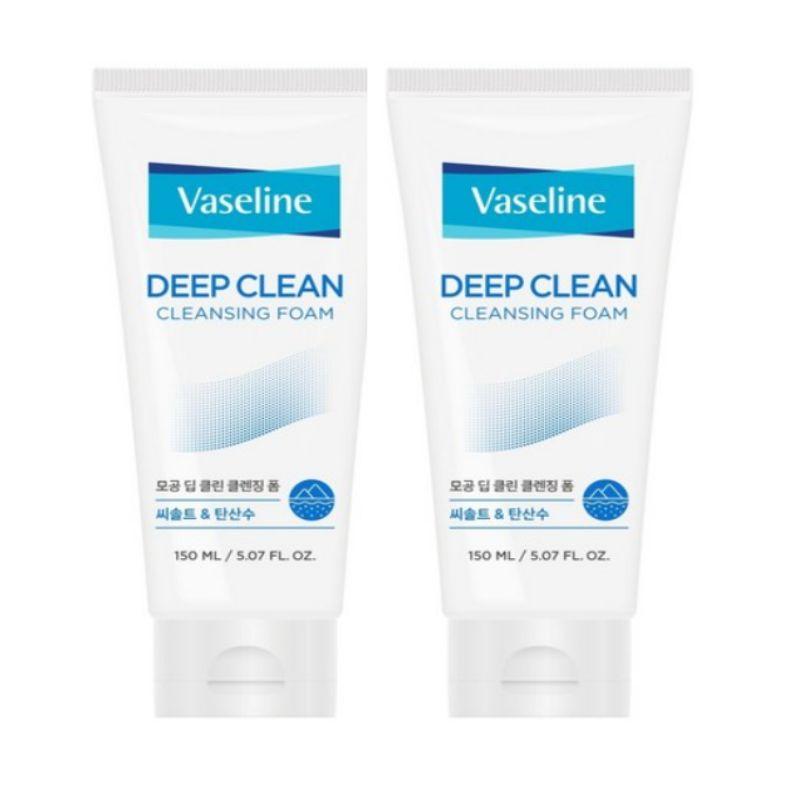 

Vaseline Deep Clean Cleansing Foam (150ml* 2pcs)