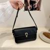 Retro New Light Luxury Commuter Underarm Bag Niche Lock Handbag Fashion Trend One Shoulder Crossbody