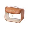 Portable Travel Wash Bag with Zipper Transparent Storage Bath Supplies for Face Cream Nail Beauty Tool Collection Supply