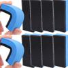 50/1pcs Glass Nano-Coating Pad Polishing Wax Ceramic Coating Sponge Brush Cleaning Tool Car Polishing Coating Sponge Brushes