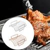 Grill Versatile Portable with Handles Sturdy BBQ Tool Roasting Rack Steel Roasting Stand for Kitchen Picnic Travel