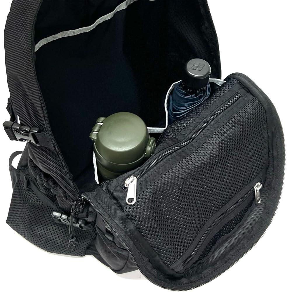 FREDRIK PACKERS DAY PACK TIPI BALLISTIC Schwarz Einheitsgröße Rucksack Hergestellt aus ballistischem Nylon, Wickeltasche für Herren