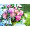 5D DIY Diamond Painting Flower Vase Rhinestone Rose Full Round Diamond Embroidery Cross Stitch Kit Mosaic Art Picture Gift