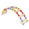 Wood Pet Suspension Bridge Climbing Toy Bending Freely Playing Supply