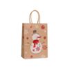 Christmas Brown Paper Bags Widely Used Large Capacity Portable Gift Bags With Handles