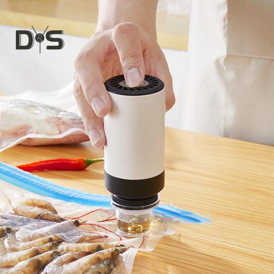 Mini vakuový těsnící stroj Dobré těsnění Odolné proti vlhkosti 2 v 1 Extrakční nafukování Dobíjecí kuchyňský přístroj na maso Ryby Zelenina Ovoce