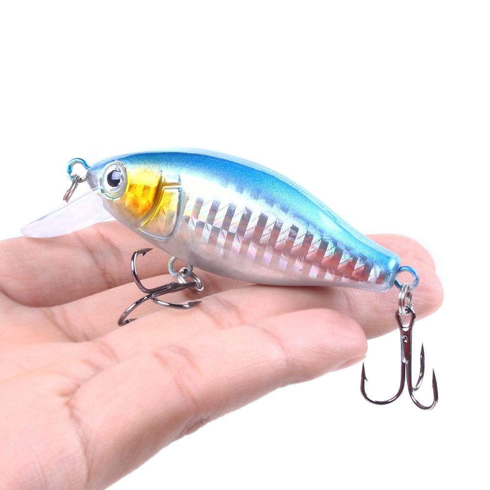 6PCS/SET Hard Fishing Lures Crankbait Set 75mm 10.5g Saltwater Sea Fishing Bait Bass Fishing Lures